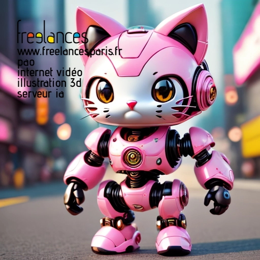 Pao mise en page internet vidéo illustration 3d serveur IA générative AI freelance paris studio de création magazines QTZ83TA0